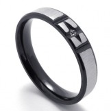 Deft Design Color Brilliancy Durable in Use Titanium Ring