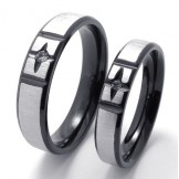 Deft Design Color Brilliancy Durable in Use Titanium Ring