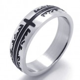 Fashionable Patterns Color Brilliancy Reliable Quality Titanium Ring