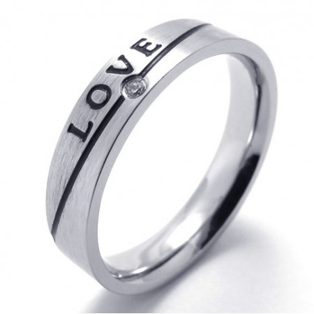 Professional Design Color Brilliancy to Have a Long Standing Reputation Titanium Ring