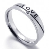 Professional Design Color Brilliancy to Have a Long Standing Reputation Titanium Ring