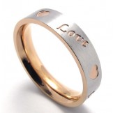 Elegant Shape Color Brilliancy to Have a Long Standing Reputation Titanium Ring