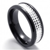 Latest Technology Delicate Colors Durable in Use Titanium Ring