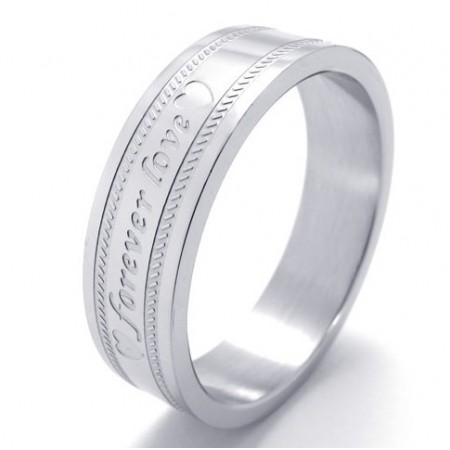 Elegant Shape Color Brilliancy to Enjoy High Reputation at Home and Abroad Titanium Ring