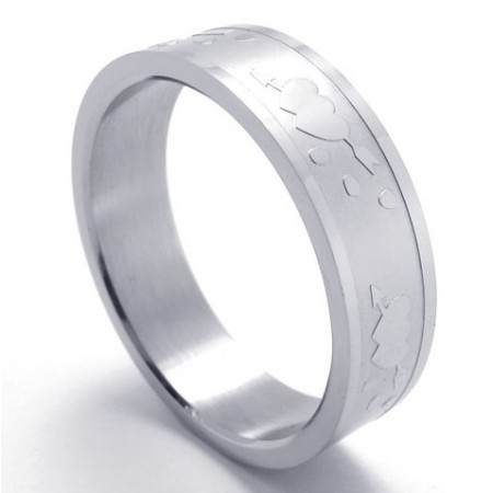 Skillful Manufacture Color Brilliancy to Win Warm Praise from Customers Titanium Ring