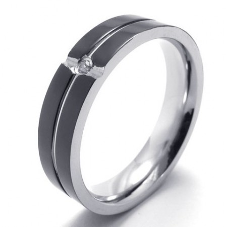 Finely Processed Color Brilliancy The King of Quantity Titanium Ring