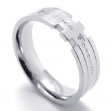 Elegant Shape Color Brilliancy Selling Well all over the World Titanium Ring