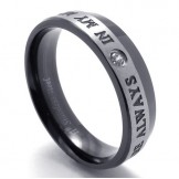 Deft Design Color Brilliancy The King of Quality Titanium Ring