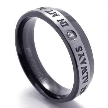 Deft Design Color Brilliancy The King of Quality Titanium Ring