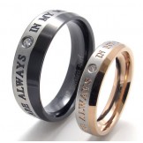 Deft Design Color Brilliancy The King of Quality Titanium Ring