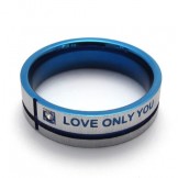 Beautiful Design Beautiful in Colors Stable Quality Titanium Ring