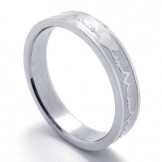 Elegant Shape Color Brilliancy The King of Quality Titanium Ring