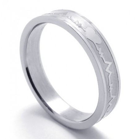 Elegant Shape Color Brilliancy The King of Quality Titanium Ring
