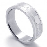 Professional Design Color Brilliancy The King of Quality Titanium Ring