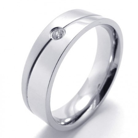 Professional Design Color Brilliancy World-wide Renown Titanium Ring