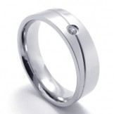 Professional Design Color Brilliancy World-wide Renown Titanium Ring
