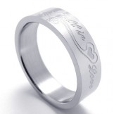 Elegant Shape Color Brilliancy Quality and Quantity Assured Titanium Ring