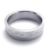 Elegant Shape Color Brilliancy Quality and Quantity Assured Titanium Ring