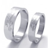 Elegant Shape Color Brilliancy Quality and Quantity Assured Titanium Ring