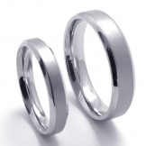 Modern Design Color Brilliancy to Have a Long Story Titanium Ring