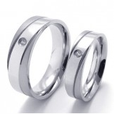 Professional Design Color Brilliancy to Have a Long Story Titanium Ring