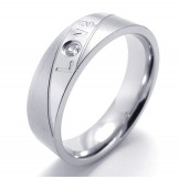 Latest Technology Color Brilliancy Excellent Quality Titanium Ring