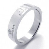 Professional Design Delicate Colors The Queen of Quality Titanium Ring