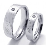 Fashionable Patterns Color Brilliancy Superior Quality Titanium Ring