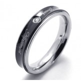 Deft Design Color Brilliancy High Quality Titanium Ring 
