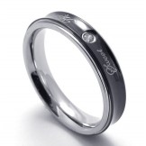 Luxuriant in Design Delicate Colors Stable Quality Titanium Ring