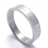 Professional Design Color Brilliancy The King of Quality Titanium Ring