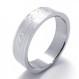 Finely Processed Color Brilliancy High Quality Titanium Ring