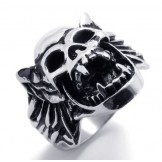 Professional Design Color Brilliancy World-wide Renown Titanium Ring