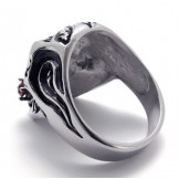 Modern Design Color Brilliancy World-wide Renown Titanium Ring