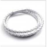 Deft Design Delicate Colors Reliable Quality Titanium Leather Bracelet