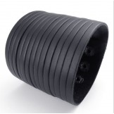 Deft Design Delicate Colors Excellent Quality Titanium Leather Bangle