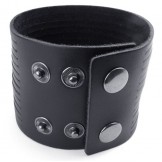 Deft Design Delicate Colors Excellent Quality Titanium Leather Bangle