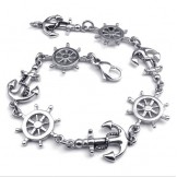 Deft Design Color Brilliancy Stable Quality Titanium Bracelet