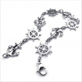 Deft Design Color Brilliancy Stable Quality Titanium Bracelet