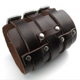 Skillful Manufacture Delicate Colors Reliable Quality Titanium Leather Bangle