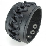 Skillful Manufacture Delicate Colors Reliable Quality Titanium Leather Bangle