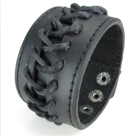 Skillful Manufacture Delicate Colors Reliable Quality Titanium Leather Bangle