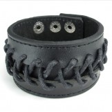 Skillful Manufacture Delicate Colors Reliable Quality Titanium Leather Bangle