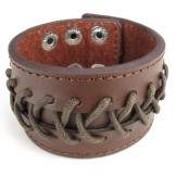 Skillful Manufacture Delicate Colors Reliable Quality Titanium Leather Bangle