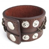 Skillful Manufacture Delicate Colors Reliable Quality Titanium Leather Bangle
