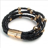 Deft Design Delicate Colors Stable Quality Titanium Bracelet