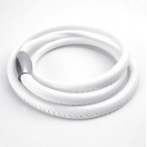 Deft Design Delicate Colors Reliable Quality Titanium Leather Bracelet