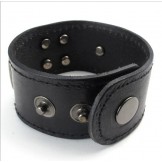 Skillful Manufacture Delicate Colors Reliable Quality Titanium Leather Bangle