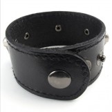 Skillful Manufacture Delicate Colors Reliable Quality Titanium Leather Bangle