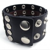 Finely Processed Delicate Colors Reliable Quality Titanium Leather Bangle